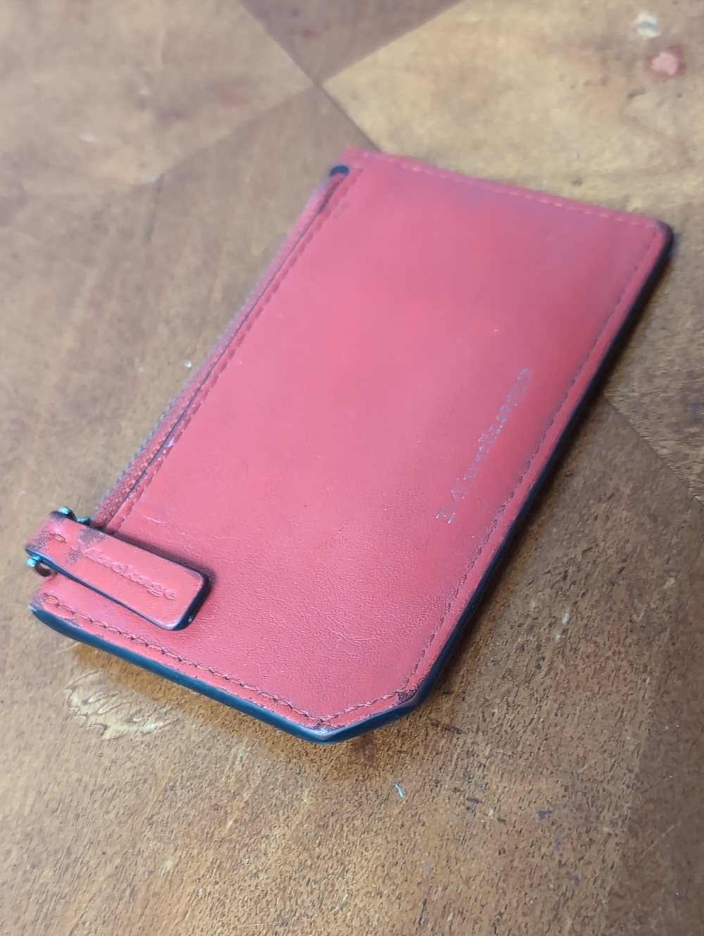 Mackage Red Wallet Card Holder